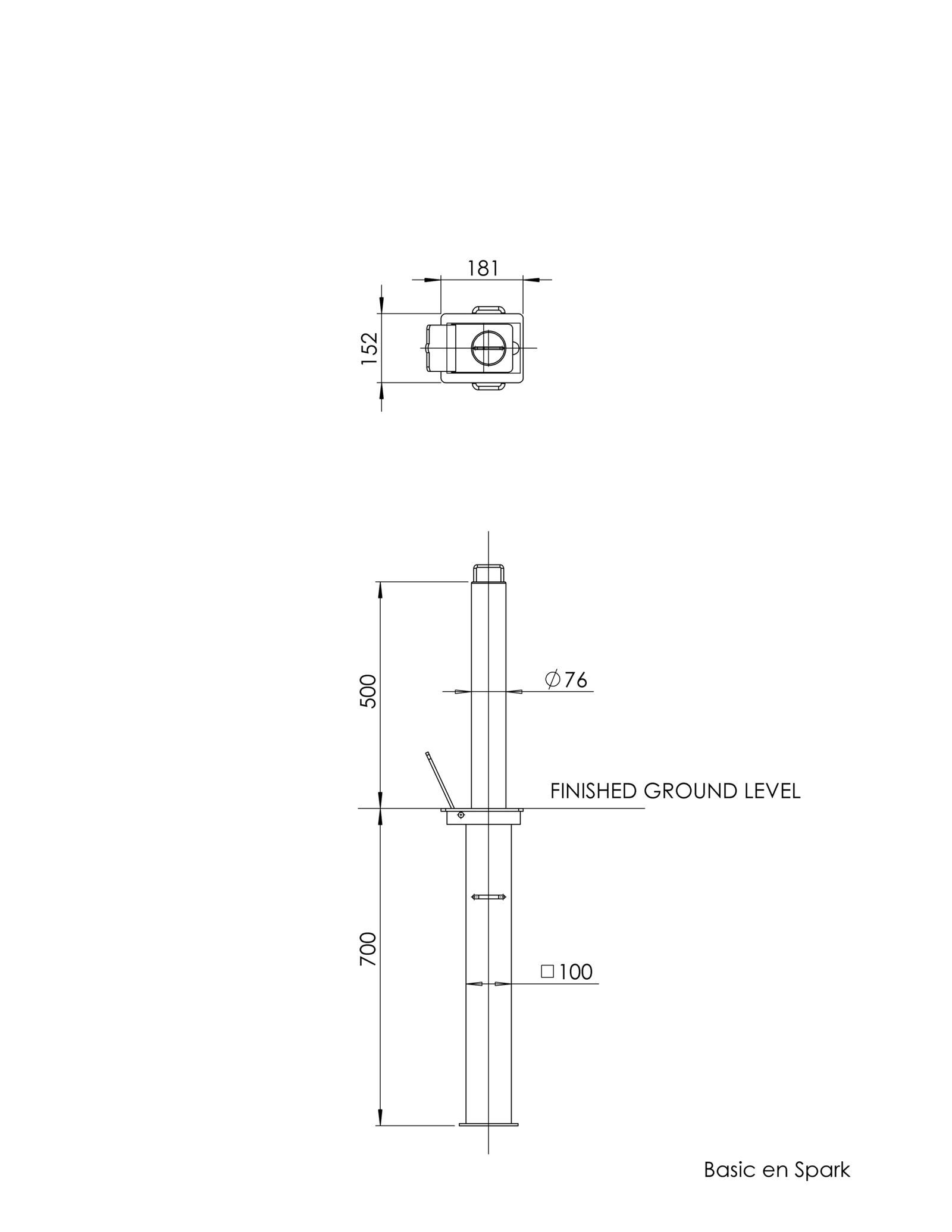 Rhino-Basic Bollard - Image 2